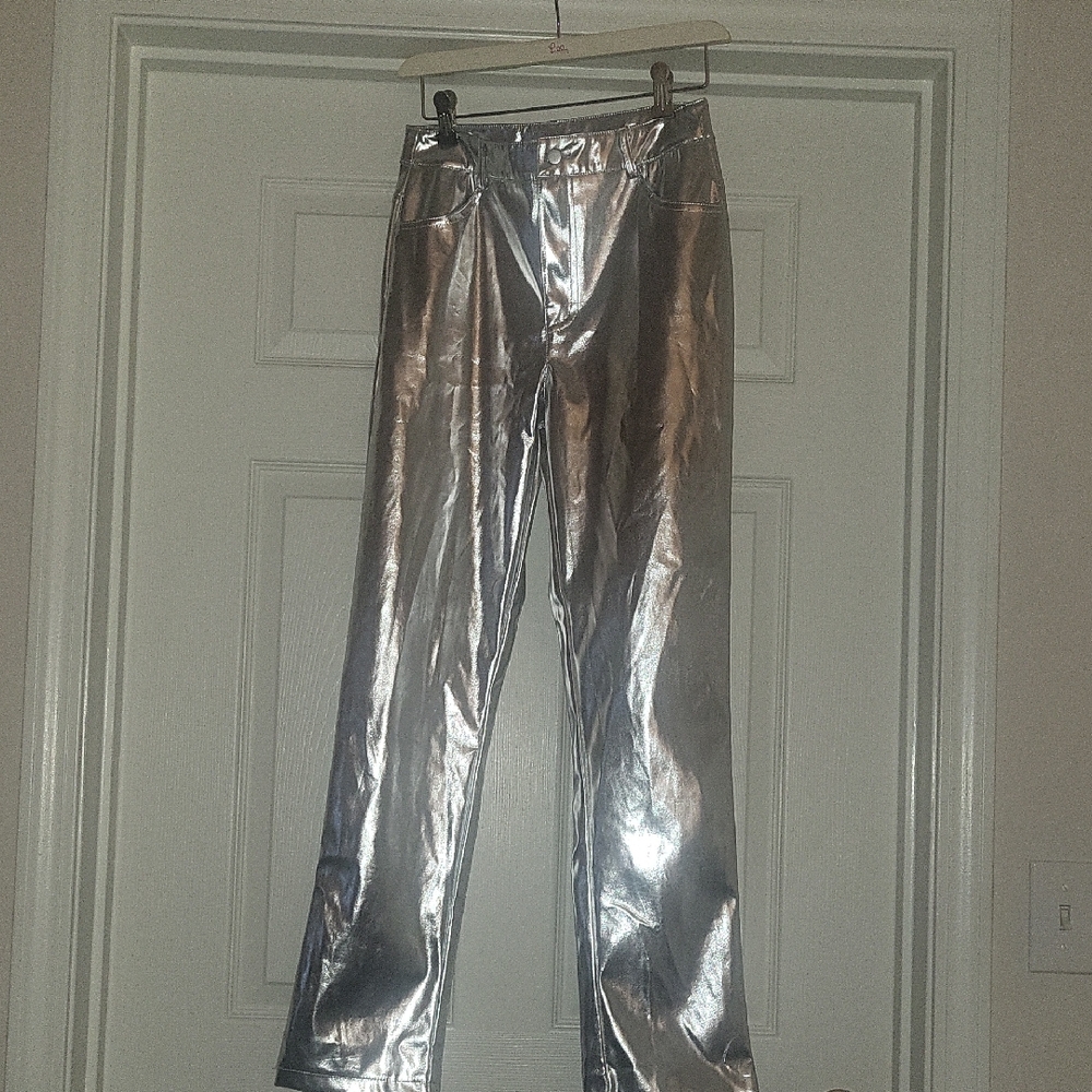 Stylish Silver Women's Pants
